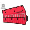 Tekton Pouch, 12-Tool Ratcheting Combination Wrench Pouch 8-19 mm, Red ORG27412